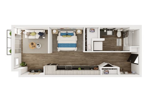 MAST, Studio, 1 Bath at Marina Square, Washington, 98337